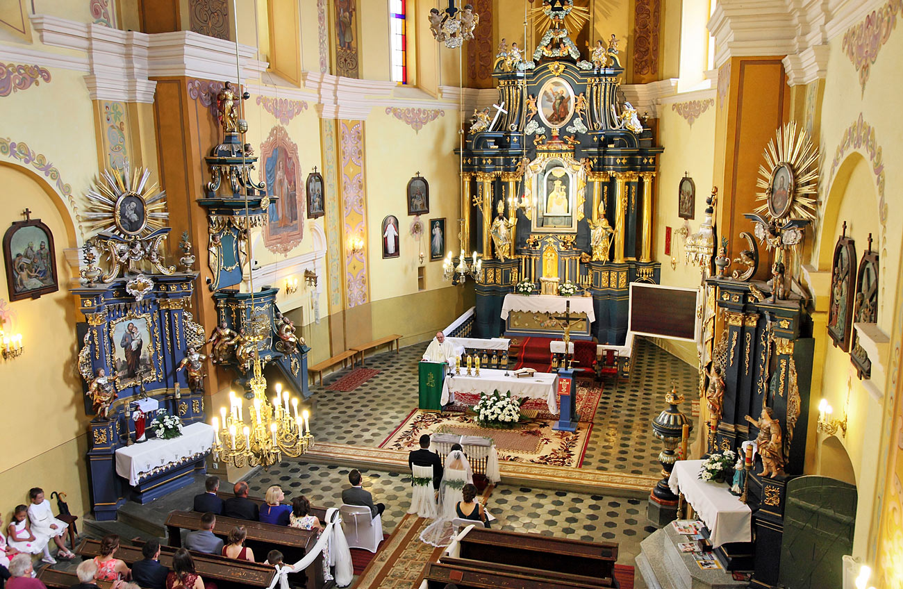 kościół Łączki Jagiellońskie